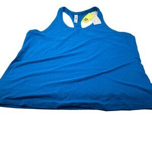 All In Motion Women's Size XXL Shirt T Back Exercise Moisture Wicking Blue New